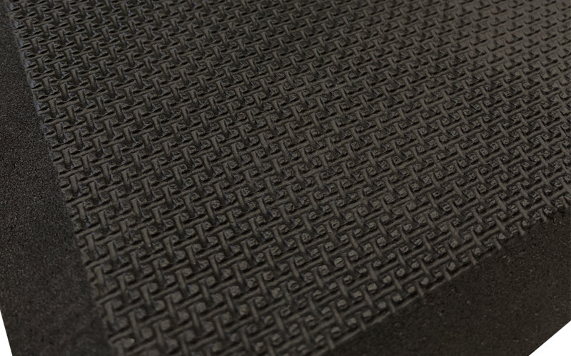 Close up image of corner edge of Complete Comfort Mat
