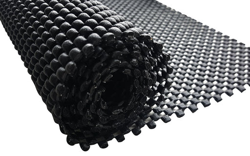 Full product image of the black non slip fresh produce matting perfect for supermarkets