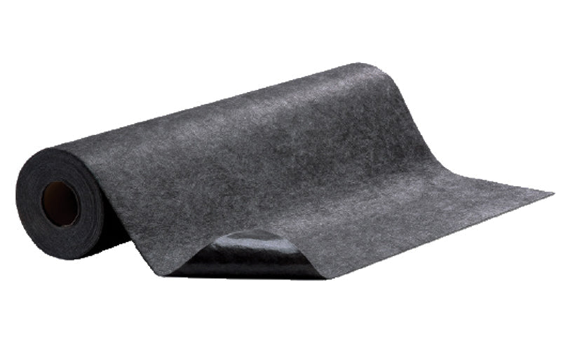 Full product image of Black SmartGrip Mat Roll with non-slip backing and designed for indoor spaces such as supermarkets, hotels, airports, hospitals and bathrooms.