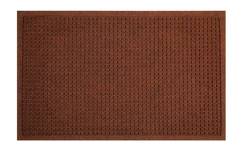 Full product image of the brown waterhog fashion full entrance mat.