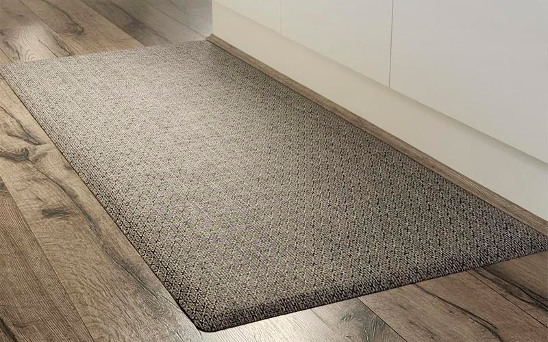 Insitu image of the comfy kitchen mate used on hardwood floors,